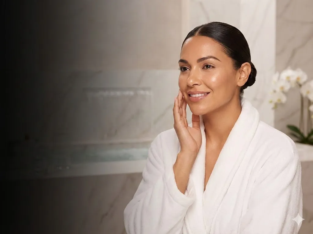 HydraFacial device treating skin at Skin Art MD